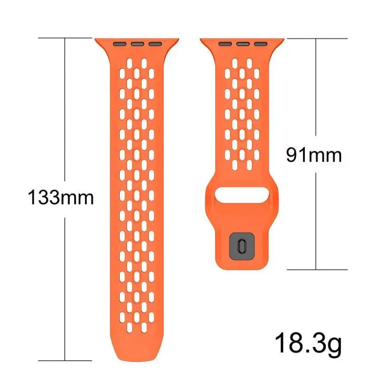 สายรัดนาฬิกาซิลิโคนหัวเข็มขัดกลับตาข่าย xDfind สำหรับ Apple Watch ขนาด 46 มม. / 49 มม. / 45 มม. / 44 มม. สำหรับ Apple Watch ขนาด 42 มม. / 41 มม. / 40 มม. / 38 มม.