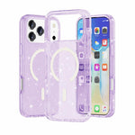 เคสโทรศัพท์แม่เหล็ก MagSafe แบบผงกลิตเตอร์สไตล์ Terminator สำหรับ iPhone 17 Pro Max, สำหรับ iPhone 17 Pro, สำหรับ iPhone 17, สำหรับ iPhone Air