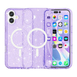เคสโทรศัพท์แม่เหล็ก MagSafe แบบผงกลิตเตอร์สไตล์ Terminator สำหรับ iPhone 17 Pro Max, สำหรับ iPhone 17 Pro, สำหรับ iPhone 17, สำหรับ iPhone Air