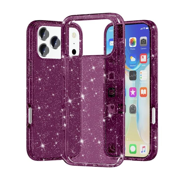 เคสโทรศัพท์กันกระแทกผงกลิตเตอร์ Terminator สำหรับ iPhone 17 Pro Max, สำหรับ iPhone 17 Pro, สำหรับ iPhone 17, สำหรับ iPhone Air