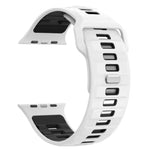 สายรัดนาฬิกาซิลิโคนหัวเข็มขัดกลับลายตาราง สำหรับ Apple Watch ขนาด 46 มม. / 49 มม. / 45 มม. / 44 มม.