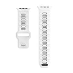 สายรัดนาฬิกาซิลิโคนหัวเข็มขัดกลับลายตาราง สำหรับ Apple Watch ขนาด 46 มม. / 49 มม. / 45 มม. / 44 มม.