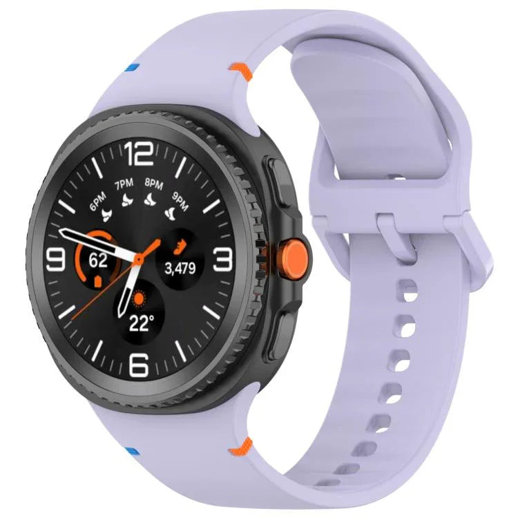 สายรัดนาฬิกาซิลิโคนสีเรียบเย็บขอบ xDfind สำหรับ Samsung Galaxy Watch8 Classic 46mm / Watch8 44mm / 40mm, 20mm, 22mm