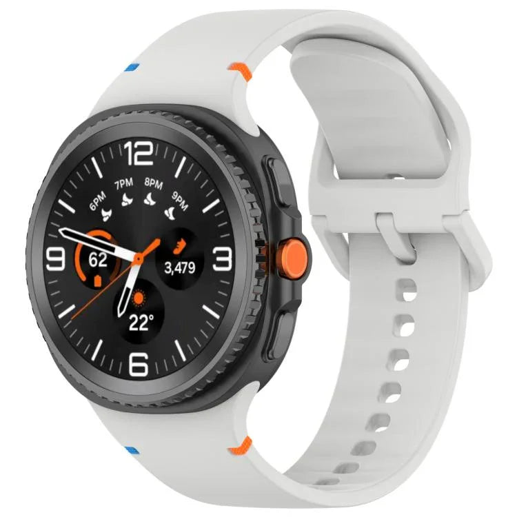 สายรัดนาฬิกาซิลิโคนสีเรียบเย็บขอบ xDfind สำหรับ Samsung Galaxy Watch8 Classic 46mm / Watch8 44mm / 40mm, 20mm, 22mm