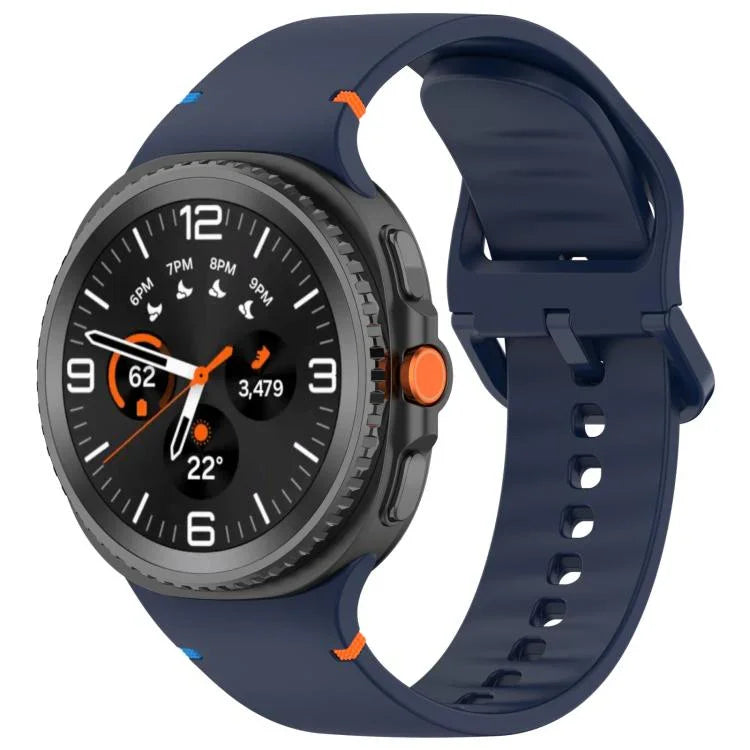 สายรัดนาฬิกาซิลิโคนสีเรียบเย็บขอบ xDfind สำหรับ Samsung Galaxy Watch8 Classic 46mm / Watch8 44mm / 40mm, 20mm, 22mm