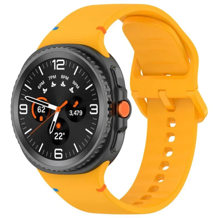 สายรัดนาฬิกาซิลิโคนสีเรียบเย็บขอบ xDfind สำหรับ Samsung Galaxy Watch8 Classic 46mm / Watch8 44mm / 40mm, 20mm, 22mm