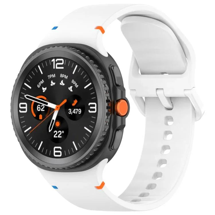 สายรัดนาฬิกาซิลิโคนสีเรียบเย็บขอบ xDfind สำหรับ Samsung Galaxy Watch8 Classic 46mm / Watch8 44mm / 40mm, 20mm, 22mm