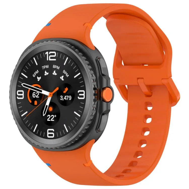 สายรัดนาฬิกาซิลิโคนสีเรียบเย็บขอบ xDfind สำหรับ Samsung Galaxy Watch8 Classic 46mm / Watch8 44mm / 40mm, 20mm, 22mm