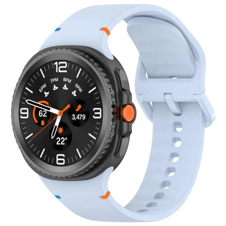 สายรัดนาฬิกาซิลิโคนสีเรียบเย็บขอบ xDfind สำหรับ Samsung Galaxy Watch8 Classic 46mm / Watch8 44mm / 40mm, 20mm, 22mm
