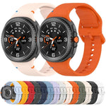 สายรัดนาฬิกาซิลิโคนสีเรียบเย็บขอบ xDfind สำหรับ Samsung Galaxy Watch8 Classic 46mm / Watch8 44mm / 40mm, 20mm, 22mm