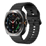 สายรัดนาฬิกาซิลิโคนลายคลื่นเย็บขอบ xDfind สำหรับ Samsung Galaxy Watch8 Classic 46mm / Watch8 44mm / 40mm, L