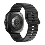 สายรัดนาฬิกาซิลิโคนลายคลื่นเย็บขอบ xDfind สำหรับ Samsung Galaxy Watch8 Classic 46mm / Watch8 44mm / 40mm, L