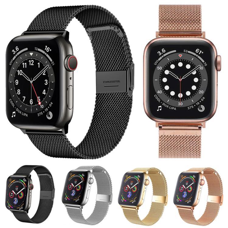 สายรัดนาฬิกาโลหะหัวเข็มขัดมิลาน xDfind สำหรับ Apple Watch ขนาด 42 / 44 / 45 / 46 / 49 มม. สำหรับ Apple Watch ขนาด 38 / 40 / 41 / S10 42 มม.
