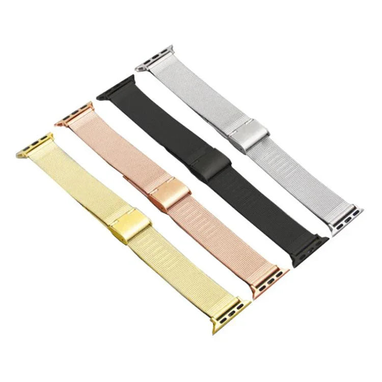 สายรัดนาฬิกาโลหะหัวเข็มขัดมิลาน xDfind สำหรับ Apple Watch ขนาด 42 / 44 / 45 / 46 / 49 มม. สำหรับ Apple Watch ขนาด 38 / 40 / 41 / S10 42 มม.