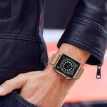 สายรัดนาฬิกาโลหะหัวเข็มขัดมิลาน xDfind สำหรับ Apple Watch ขนาด 42 / 44 / 45 / 46 / 49 มม. สำหรับ Apple Watch ขนาด 38 / 40 / 41 / S10 42 มม.