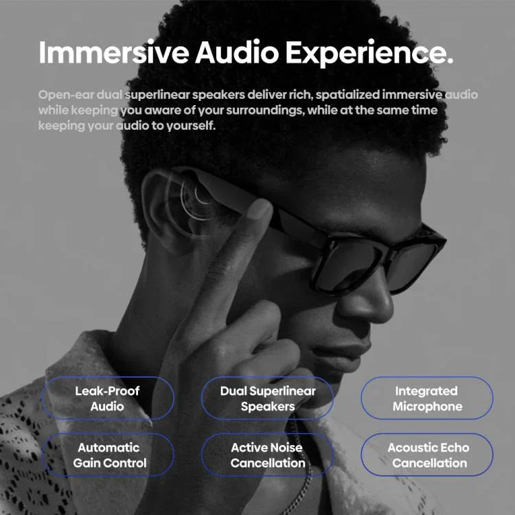 Zeblaze Eyewear แว่นตาถ่ายภาพ AI เสียงเปิดหู ผู้ช่วย AI