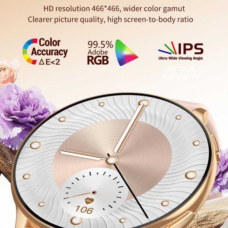 CY29 นาฬิกาสมาร์ทผู้หญิงหน้าจอ AMOLED 1.32 นิ้ว รองรับแอป COFIT