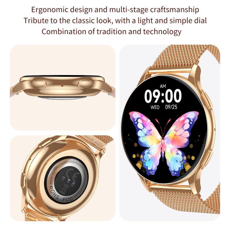 CY29 นาฬิกาสมาร์ทผู้หญิงหน้าจอ AMOLED 1.32 นิ้ว รองรับแอป COFIT