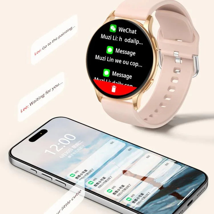 CY29 นาฬิกาสมาร์ทผู้หญิงหน้าจอ AMOLED 1.32 นิ้ว รองรับแอป COFIT