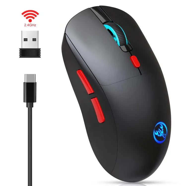เมาส์ไร้สายชาร์จไฟได้ HXSJ T20 2.4GHz