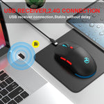 เมาส์ไร้สายชาร์จไฟได้ HXSJ T20 2.4GHz