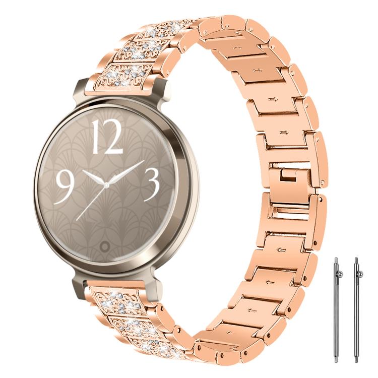 xDfind Diamond Jewelry Steel Watch Band, 22mm For Amazfit GTR 4/3/3 Pro/Bip6/Bip5, 20mm For Amazfit Bip U / Lite / Bip 3 Pro, 20mm For Amazfit GTS4 mini/GTS3/2/2E/GT2 mini, 18mm For Huawei GT5/GT4 41mm / OPPO Watch X2 Mini, 14mm For Garmin Lily 2      ...