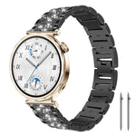 xDfind Diamond Jewelry Steel Watch Band, 22mm For Amazfit GTR 4/3/3 Pro/Bip6/Bip5, 20mm For Amazfit Bip U / Lite / Bip 3 Pro, 20mm For Amazfit GTS4 mini/GTS3/2/2E/GT2 mini, 18mm For Huawei GT5/GT4 41mm / OPPO Watch X2 Mini, 14mm For Garmin Lily 2      ...