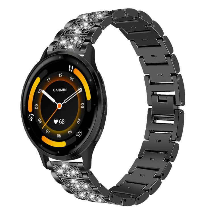 xDfind Diamond Jewelry Steel Watch Band, 20mm For COROS APEX 2 42mm / PACE 2, 20mm For Ticwatch GTH / E3 / E / 2, 22mm For Ticwatch Pro X / Pro3 / Pro / GTX / E2, 20mm For Xiaomi Haylou RS4 Plus LS11, 22mm For Xiaomi Watch S3/2 Pro/S2/S1               ...