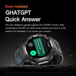 KC91 นาฬิกาสมาร์ท GPS กลางแจ้งหน้าจอ IPS 1.39 นิ้ว กันน้ำ 3ATM พร้อมไฟฉาย