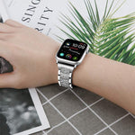 สายรัดนาฬิกาสแตนเลสสตีลเครื่องประดับเพชร xDfind สำหรับ Apple Watch ขนาด 42 / 44 / 45 / 46 / 49 มม. สำหรับ Apple Watch ขนาด 38 / 40 / 41 / S10 42 มม.