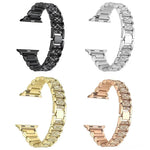 สายรัดนาฬิกาสแตนเลสสตีลเครื่องประดับเพชร xDfind สำหรับ Apple Watch ขนาด 42 / 44 / 45 / 46 / 49 มม. สำหรับ Apple Watch ขนาด 38 / 40 / 41 / S10 42 มม.