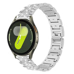 สายรัดนาฬิกาสแตนเลสสตีลเครื่องประดับเพชร xDfind สำหรับ Samsung Galaxy Watch Ultra / Ultra 2025, สำหรับ Samsung Galaxy Watch8 / Watch8 Classic, สำหรับ Samsung Galaxy Watch7 / FE / 6 / 5 / 4, สำหรับ Samsung Galaxy Fit3