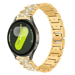 สายรัดนาฬิกาสแตนเลสสตีลเครื่องประดับเพชร xDfind สำหรับ Samsung Galaxy Watch Ultra / Ultra 2025, สำหรับ Samsung Galaxy Watch8 / Watch8 Classic, สำหรับ Samsung Galaxy Watch7 / FE / 6 / 5 / 4, สำหรับ Samsung Galaxy Fit3