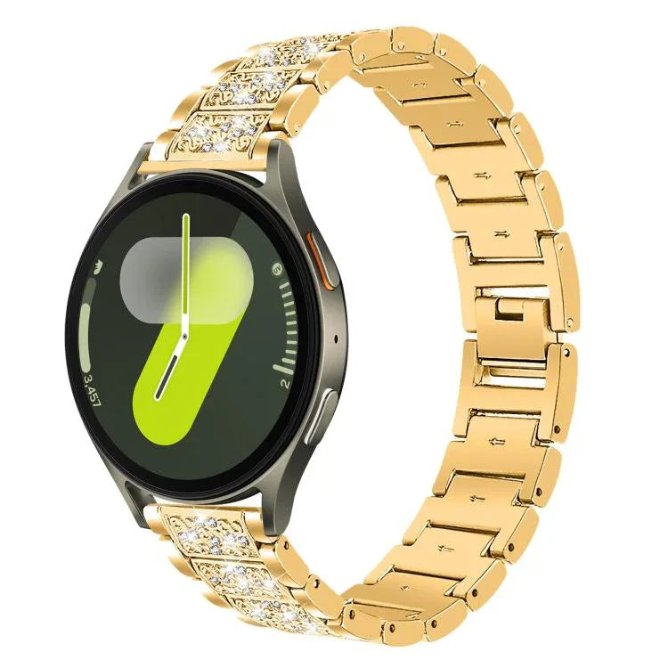 สายรัดนาฬิกาสแตนเลสสตีลเครื่องประดับเพชร xDfind สำหรับ Samsung Galaxy Watch Ultra / Ultra 2025, สำหรับ Samsung Galaxy Watch8 / Watch8 Classic, สำหรับ Samsung Galaxy Watch7 / FE / 6 / 5 / 4, สำหรับ Samsung Galaxy Fit3