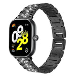 xDfind Diamond Jewelry Stainless Steel Watch Band, For Xiaomi Band 10 Pro / 9 Pro / Redmi Watch 6, For Xiaomi Smart Band 10 / 9 / 8 / NFC 14mm, For Redmi Watch 3 Active / Lite 20mm, For Redmi Watch 3 20mm