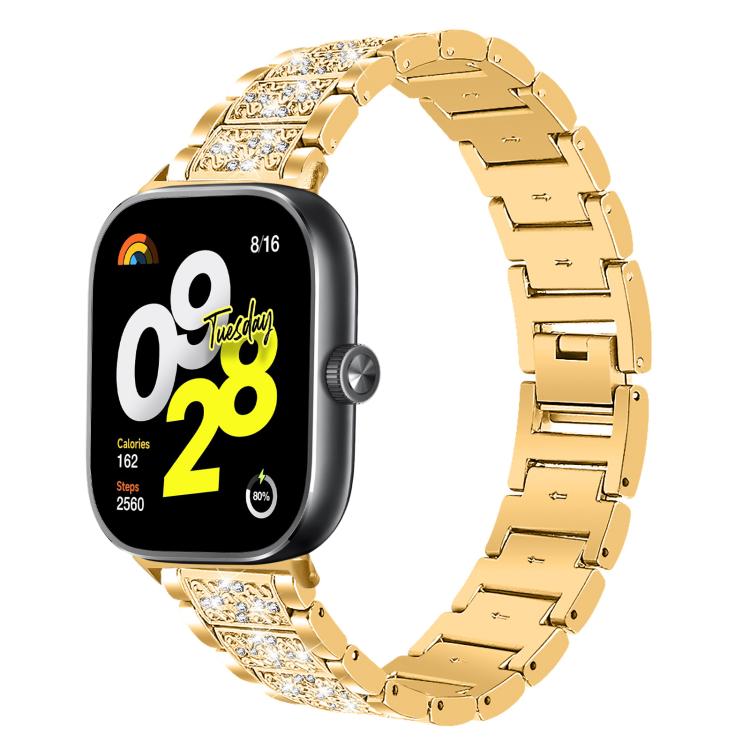xDfind Diamond Jewelry Stainless Steel Watch Band, For Xiaomi Band 10 Pro / 9 Pro / Redmi Watch 6, For Xiaomi Smart Band 10 / 9 / 8 / NFC 14mm, For Redmi Watch 3 Active / Lite 20mm, For Redmi Watch 3 20mm
