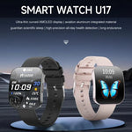 U17 สมาร์ทวอทช์กีฬา IP68 หน้าจอโค้งบางพิเศษ 1.85 นิ้ว