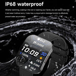 U17 สมาร์ทวอทช์กีฬา IP68 หน้าจอโค้งบางพิเศษ 1.85 นิ้ว