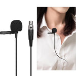 ไมโครโฟนโลหะแบบ Lavalier ความยาวสาย 1.5 ม., หัว XLR 3 พิน, หัว XLR 4 พิน