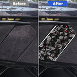 2pcs/Set Forged Gold Foil Carbon Fiber Car Trailer Hook Decorative Sticker for Chevrolet Corvette C8 2020-, Left and Right Driver, Trailer Hook