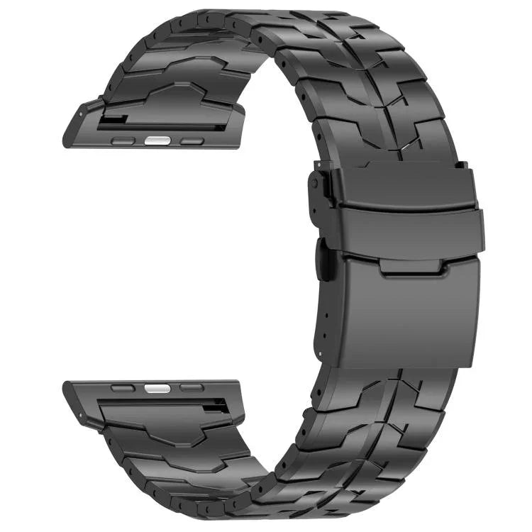 สายรัดนาฬิกาโลหะผสมไทเทเนียมหัวเข็มขัดแบนปลดล็อกเร็ว 26mm สำหรับ Apple Watch 46mm / 49mm / 45mm / 44mm