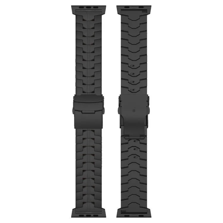สายรัดนาฬิกาโลหะผสมไทเทเนียมหัวเข็มขัดแบนปลดล็อกเร็ว 26mm สำหรับ Apple Watch 46mm / 49mm / 45mm / 44mm