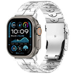 สายรัดนาฬิกาโลหะผสมไทเทเนียมหัวเข็มขัดแบนปลดล็อกเร็ว 26mm สำหรับ Apple Watch 46mm / 49mm / 45mm / 44mm