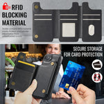 เคสโทรศัพท์ถอดได้พร้อมกระเป๋าใส่บัตร RFID MagSafe รุ่น MAGKING K3 Series สำหรับ iPhone 17e / 16e, สำหรับ iPhone 17, สำหรับ iPhone 16 Pro Max, สำหรับ iPhone 16 Pro, สำหรับ iPhone 16 Plus, สำหรับ iPhone 16