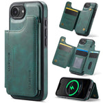เคสโทรศัพท์ถอดได้พร้อมกระเป๋าใส่บัตร RFID MagSafe รุ่น MAGKING K3 Series สำหรับ iPhone 17e / 16e, สำหรับ iPhone 17, สำหรับ iPhone 16 Pro Max, สำหรับ iPhone 16 Pro, สำหรับ iPhone 16 Plus, สำหรับ iPhone 16