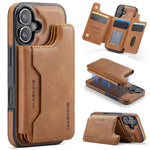 เคสโทรศัพท์ถอดได้พร้อมกระเป๋าใส่บัตร RFID MagSafe รุ่น MAGKING K3 Series สำหรับ iPhone 17e / 16e, สำหรับ iPhone 17, สำหรับ iPhone 16 Pro Max, สำหรับ iPhone 16 Pro, สำหรับ iPhone 16 Plus, สำหรับ iPhone 16