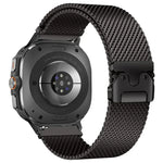 สายรัดนาฬิกา Milanese สแตนเลสสตีลหัวเข็มขัดร่ม สำหรับ Samsung Galaxy Watch Ultra / Ultra 2025, สำหรับ Samsung Galaxy Watch8 / Watch8 Classic