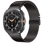 สายรัดนาฬิกา Milanese สแตนเลสสตีลหัวเข็มขัดร่ม สำหรับ Samsung Galaxy Watch Ultra / Ultra 2025, สำหรับ Samsung Galaxy Watch8 / Watch8 Classic
