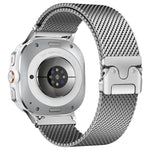 สายรัดนาฬิกา Milanese สแตนเลสสตีลหัวเข็มขัดร่ม สำหรับ Samsung Galaxy Watch Ultra / Ultra 2025, สำหรับ Samsung Galaxy Watch8 / Watch8 Classic