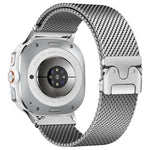 สายรัดนาฬิกา Milanese สแตนเลสสตีลหัวเข็มขัดร่ม สำหรับ Samsung Galaxy Watch Ultra / Ultra 2025, สำหรับ Samsung Galaxy Watch8 / Watch8 Classic